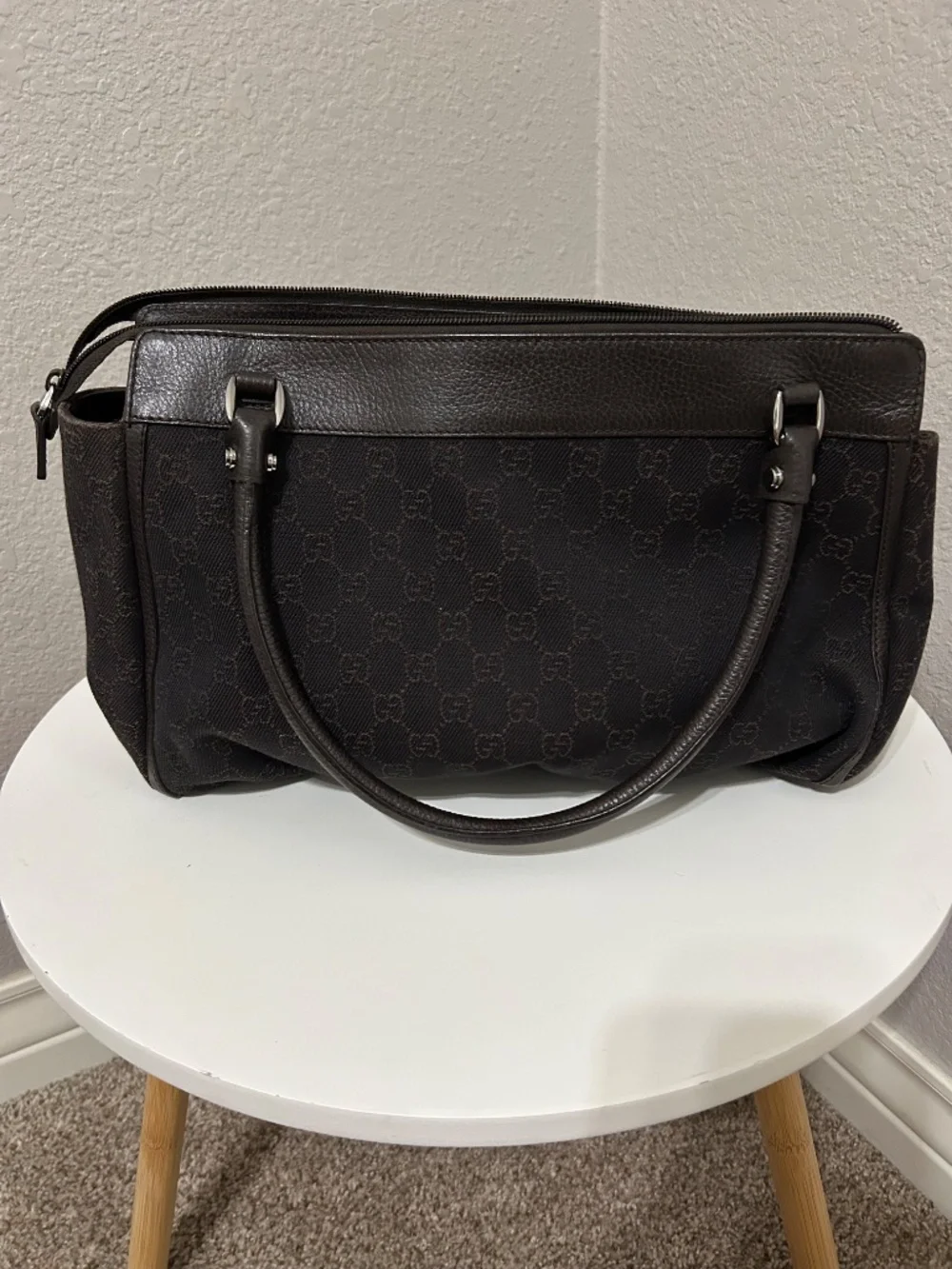 Gucci Bag - Dark Brown - Silver Hardware